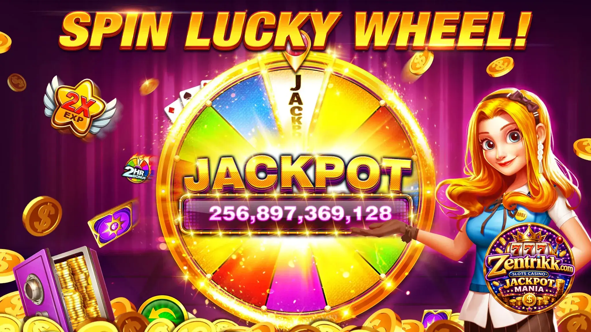 Jackpot Mania feature screen